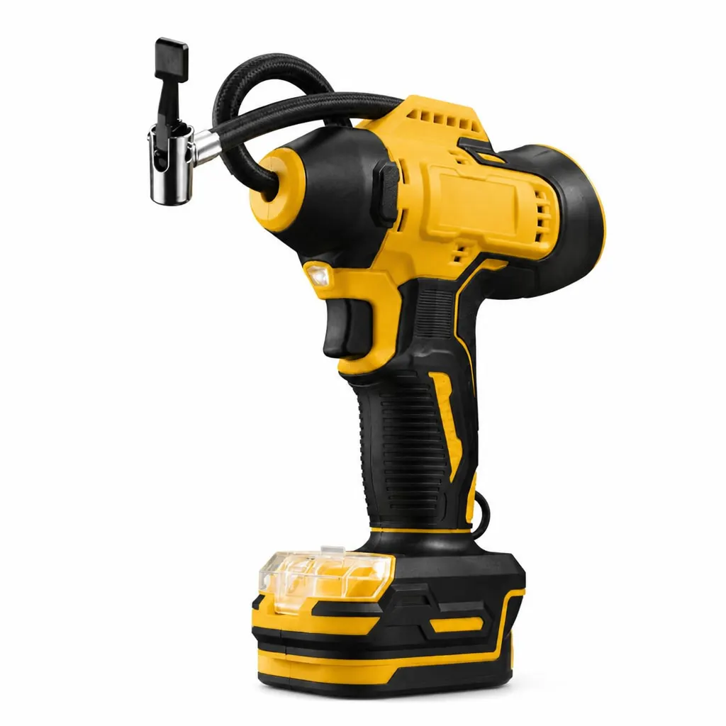 Dual-Cylinder Cordless Tyre Inflator For DeWalt-Style Battery Interface product view
